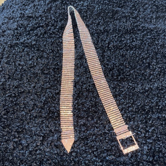 B-Low the Belt Rose Gold Mesh Belt - Picture 1 of 2
